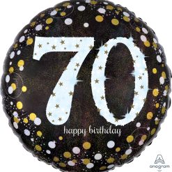 Westcoast Balloon 33741 Sparkling Birthday 70