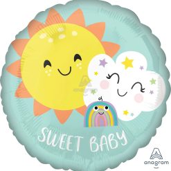Westcoast Balloon 41673 Sweet Baby Rainbow