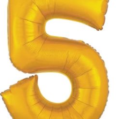Westcoast Balloon 28252 SuperShape Number 5 Gold