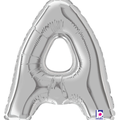 Westcoast Balloon 14901S Air Fill Letter A Silver 7In