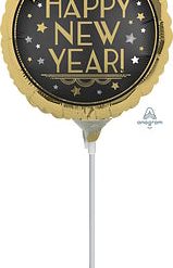 Westcoast Balloon 42078 Vintage Satin New Year