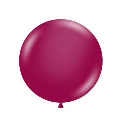 Westcoast Balloon 24012 Tuftex Crystal Burgundy 24 Round (1Ct)