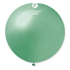 Westcoast Balloon 340402 Gemar Metallic Aquamarine 31 Round (1Ct)