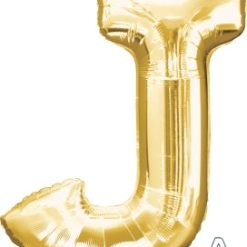 Westcoast Balloon 32966 Letter J Gold