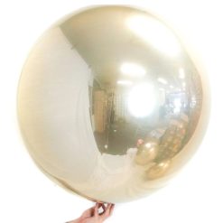 Westcoast Balloon 288827 Loon Balls 81Cm (32) Metallic White Gold - Reduced Due To Imperfection