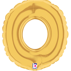 Westcoast Balloon 14840G Air Fill Number 0 Gold 7In