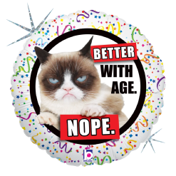 Westcoast Balloon 36262 Grumpy Cat Better With Age