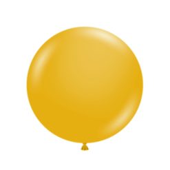 Westcoast Balloon 24024 Tuftex Mustard 24 Round (1Ct)