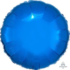 Westcoast Balloon 20592 Metallic Blue Round