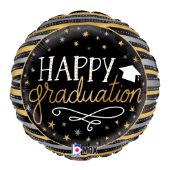 Westcoast Balloon 22350 Satin Metallic Graduation Stripes