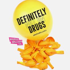 Westcoast Balloon Definitely Not On Drugs - Assorted Colors