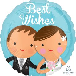 Westcoast Balloon 35186 Best Wishes Wedding Couple