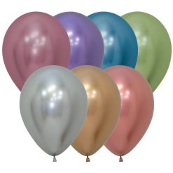 Westcoast Balloon 51153 Reflex Assorted 5 Round (100Ct)