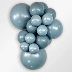 Alternative view of Westcoast Balloon 395616 Pastel Dusk Blue 18 Round (25Ct)