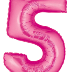 Westcoast Balloon 15845FP Megaloons Number 5 Pink