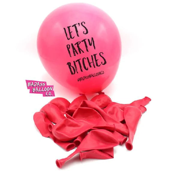 Westcoast Balloon Let'S Party Bitches - Black