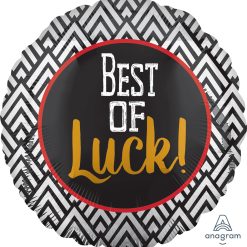 Westcoast Balloon 35181 Best Of Luck Black & White