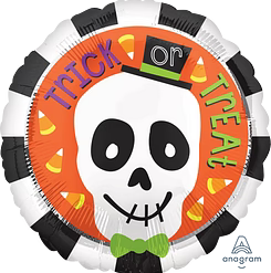 Westcoast Balloon 35917 Trick Or Treat Skull