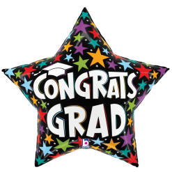 Westcoast Balloon 25449 Brilliant Congrats Grad Star