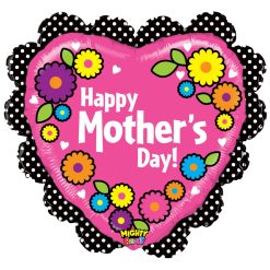 Westcoast Balloon 35232 Mighty Mother'S Day Ruffled Heart