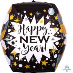 Westcoast Balloon 38318 Geometric New Year