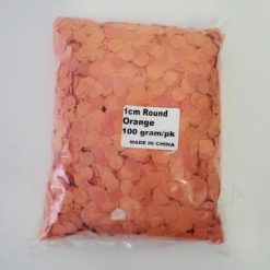 Westcoast Balloon Round Tissue Paper Confetti - Orange