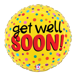 Westcoast Balloon 26373 Get Well Bright Dots