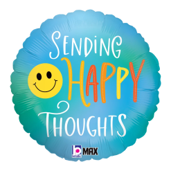 Westcoast Balloon 26134 Happy Thoughts Smiley