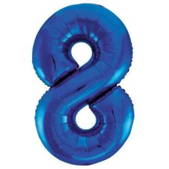 Westcoast Balloon 55748 Number 8 Blue
