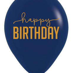 Westcoast Balloon 50033 Happy Birthday Gold