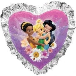 Westcoast Balloon 25622 Tinker Bell & Friends Heart