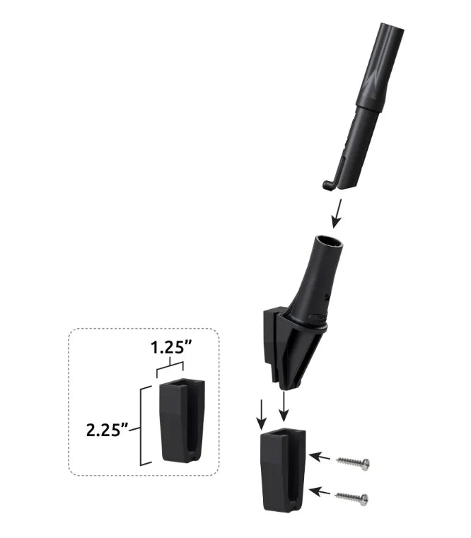 Westcoast Balloon PermaShine 3-Balloon Bouquet A-Frame Bracket Kit - Sign Not Included - Image 5