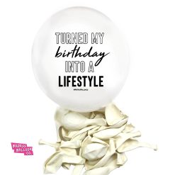 Westcoast Balloon Turned My Birthday Into A Lifestyle - White