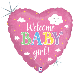 Westcoast Balloon 36875 Welcome Baby Girl