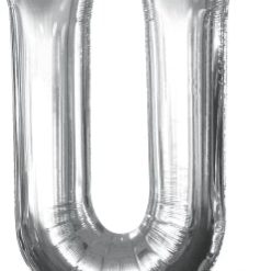 Westcoast Balloon 32987 Letter U Silver