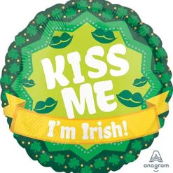 Westcoast Balloon 34235 Kiss Me I'M Irish