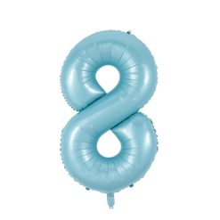 Westcoast Balloon Econo Number 8 Pastel Blue