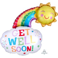 Westcoast Balloon 35489 Get Well Happy Rainbow
