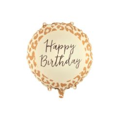 Westcoast Balloon FB393 Happy Birthday Leopard