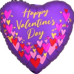Westcoast Balloon 42266 Satin HVD Hearts & Arrows