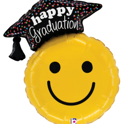 Westcoast Balloon 25264 Graduation Smiley