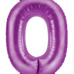 Westcoast Balloon 15840PP Megaloons Number 0 Purple