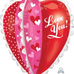 Westcoast Balloon 29907 Multi-Panel Heart