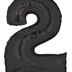 Westcoast Balloon 15842 Megaloons Number 2 Black