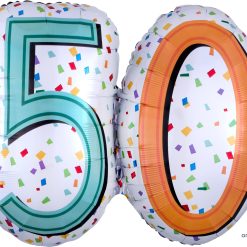 Westcoast Balloon 34446 Rainbow Birthday 50