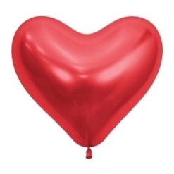 Westcoast Balloon 55355 Reflex Red 14 Heart (50Ct)