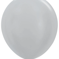Westcoast Balloon 126548 Satin Silver 18 Round (25Ct)