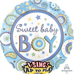 Westcoast Balloon 22069 Sing-A-Tune Sweet Baby Boy