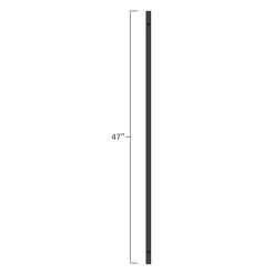Westcoast Balloon Replacement 48 Aluminum Cluster Pole With Push-Button Cluster Brackets