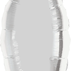 Westcoast Balloon 17134 Metallic Silver Taper 27